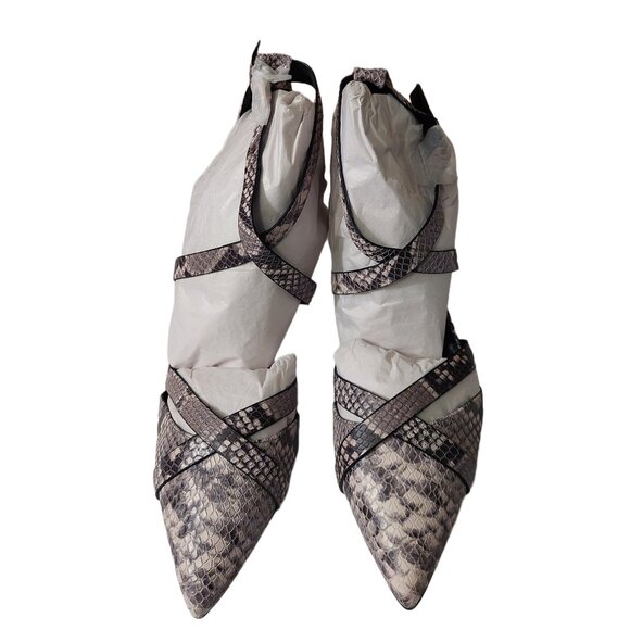 NICOLE Miller Grey Animal Print Pumps Size 11 - Picture 6 of 11